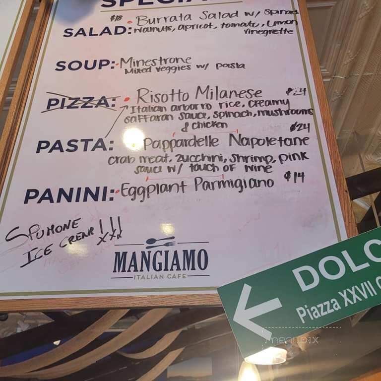 Mangiamo - Gastonia, NC menu_pic