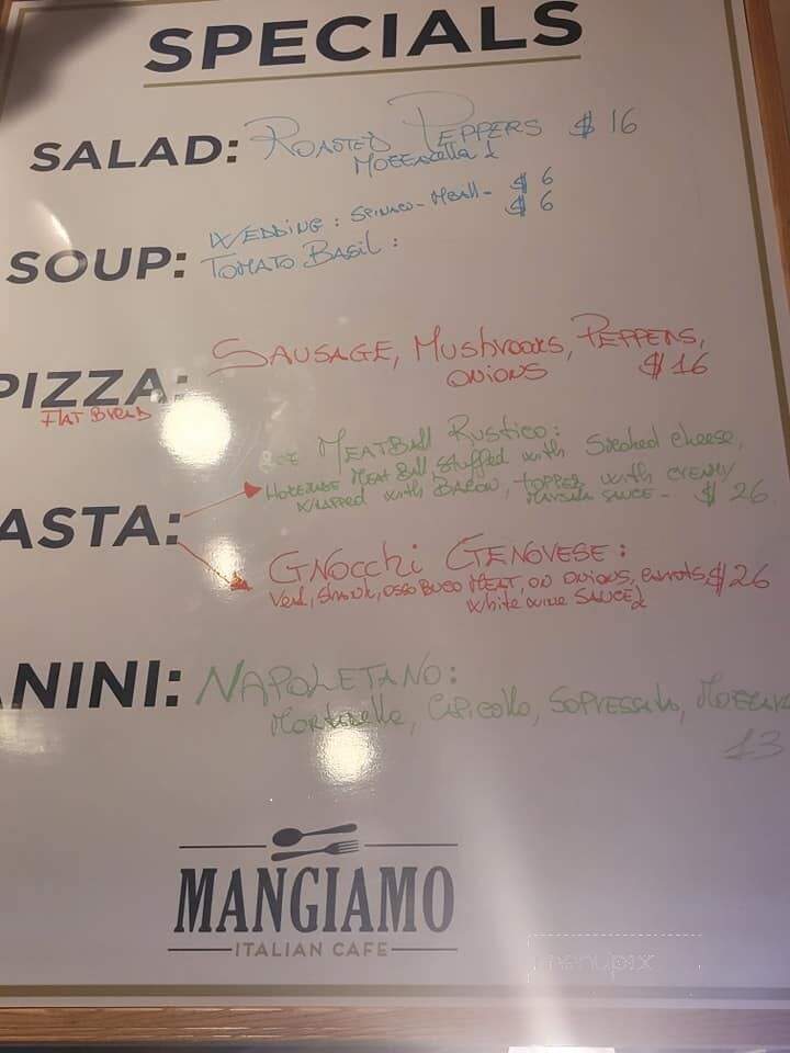 Mangiamo - Gastonia, NC menu_pic