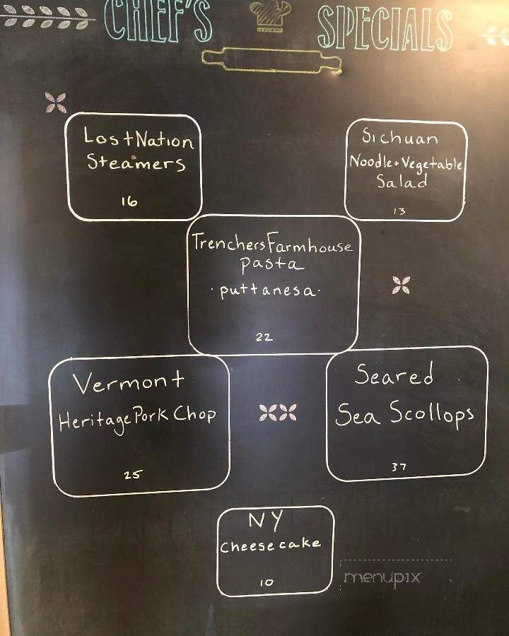 Hugo's Bar and Grill - Montpelier, VT menu_pic