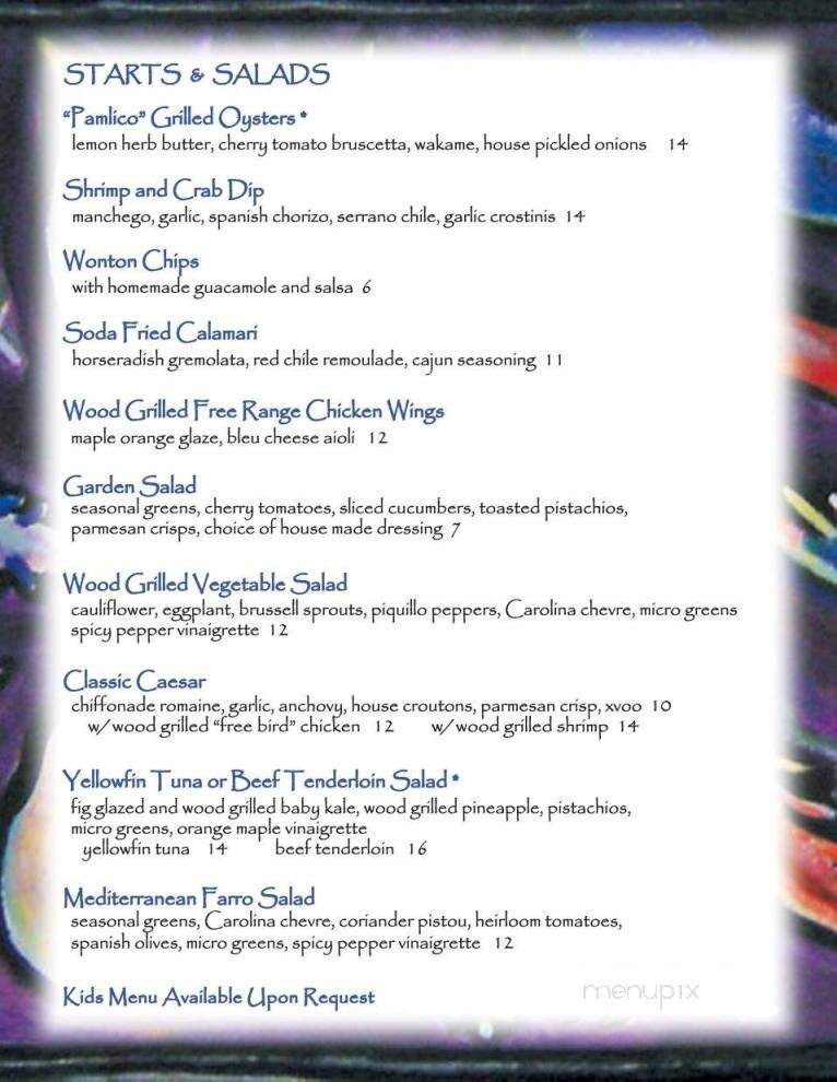 Dajio - Ocracoke, NC menu_pic