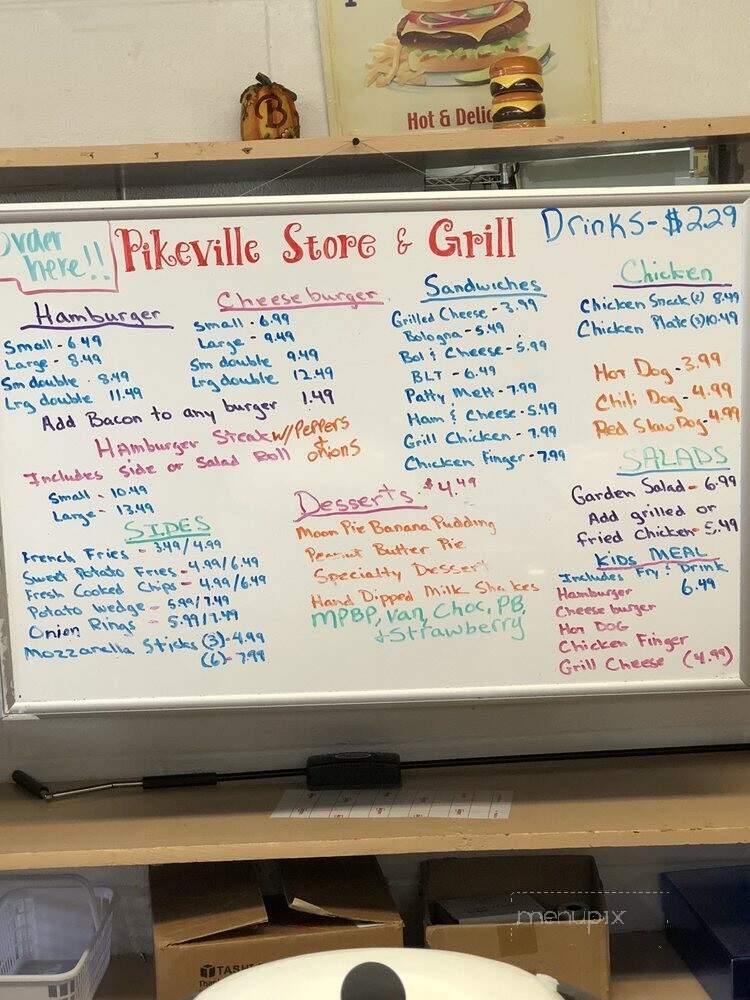 Pikeville Store N Deli - Scottsboro, AL menu_pic