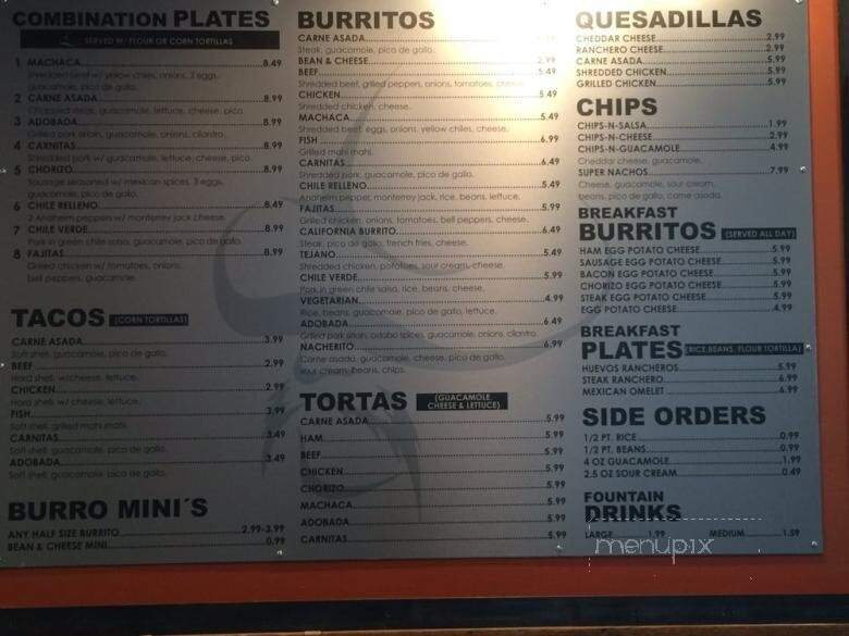 Alberto's Mexican Food - Park City, UT menu_pic