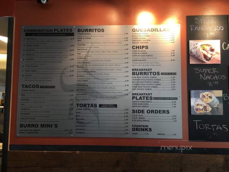 Alberto's Mexican Food - Park City, UT menu_pic