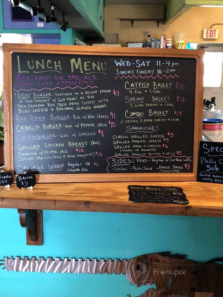 Mac and Ernie's Roadside Eatery - Tarpley, TX menu_pic