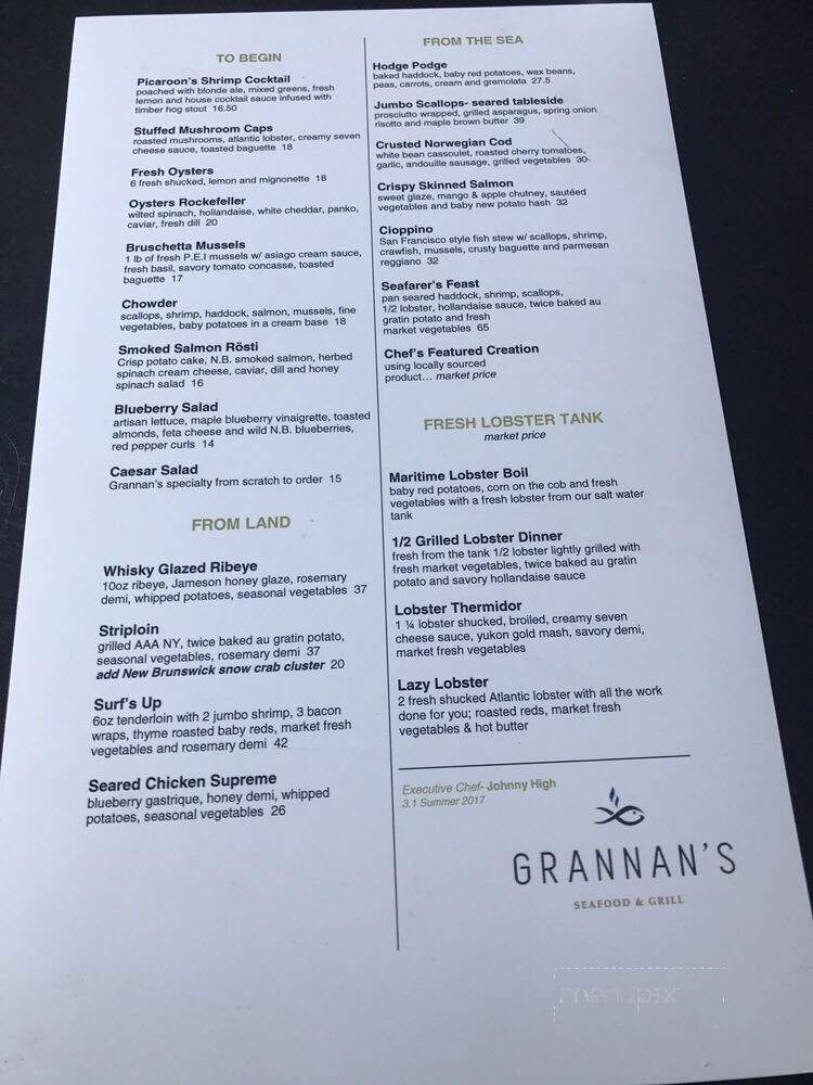 Grannan's Seafood - Saint John, NB