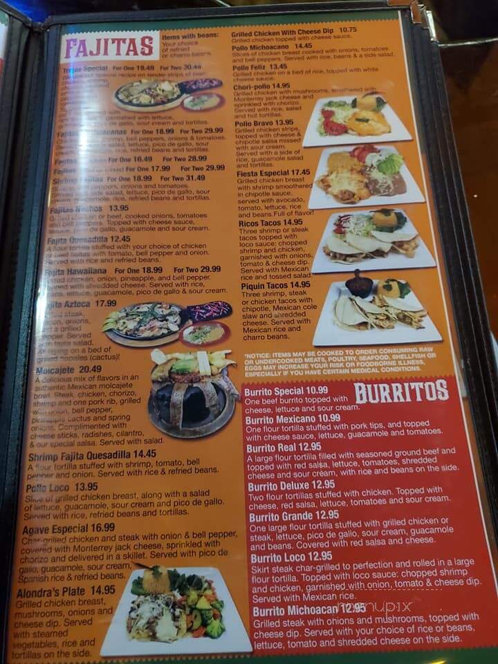 Las Trojas Cantina - Florence, AL menu_pic