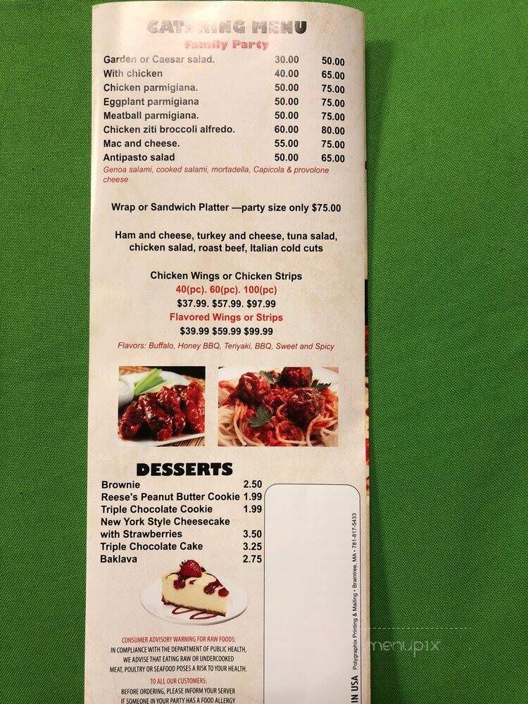 Pachinis Pizza - Middleborough, MA menu_pic