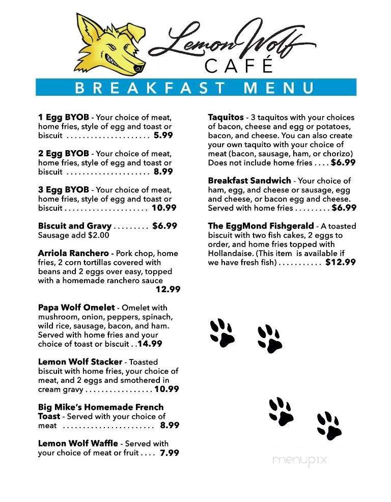 Lemon Wolf Cafe - Beaver Bay, MN