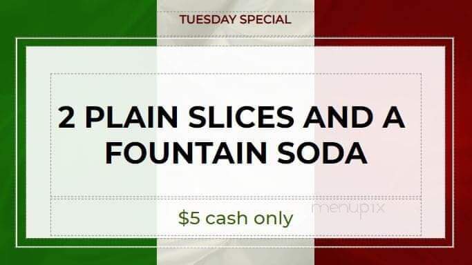 Lucio's Pizzeria - Pleasantville, NY menu_pic
