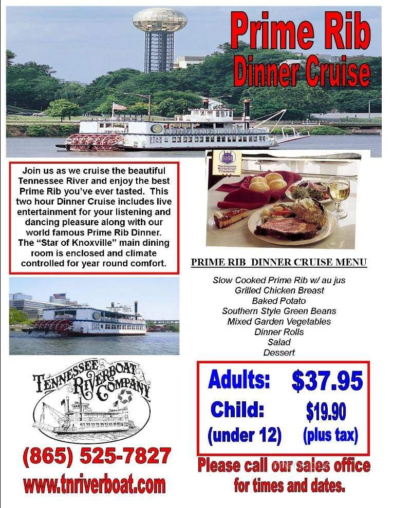Tennessee Riverboat Co - Knoxville, TN menu_pic