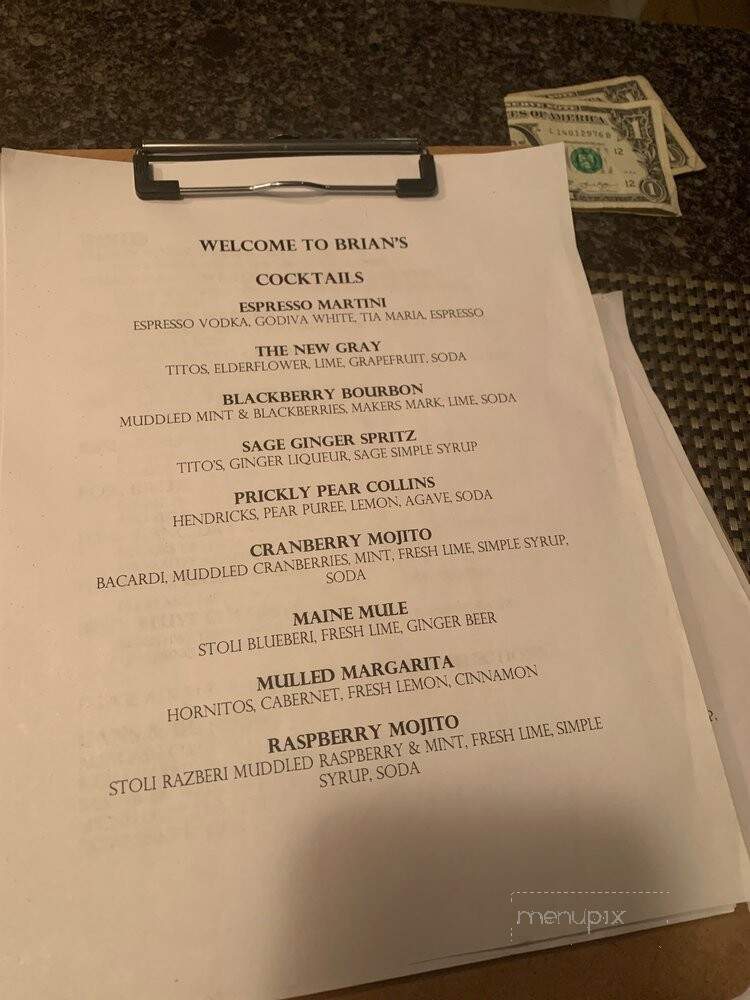 Brian's - Bethel, ME menu_pic