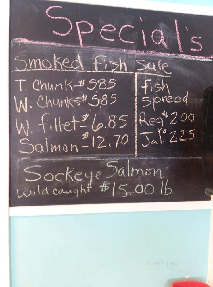 Peterson's Fish Market - Hancock, MI menu_pic