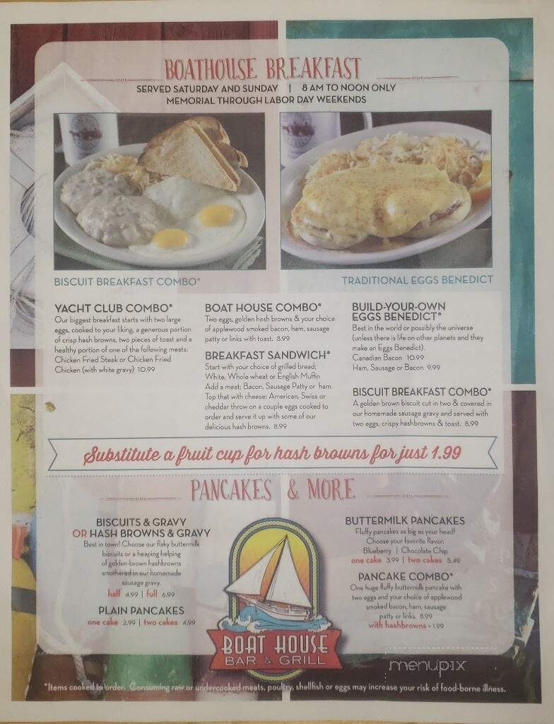 Boat House Bar & grill - Raymond, NE menu_pic