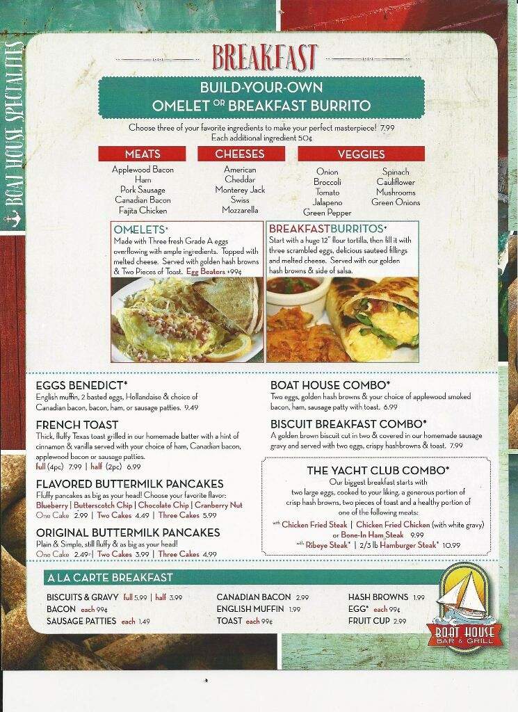 Boat House Bar & grill - Raymond, NE menu_pic