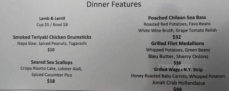 Urban Comforts Eatery - Zanesville, OH menu_pic