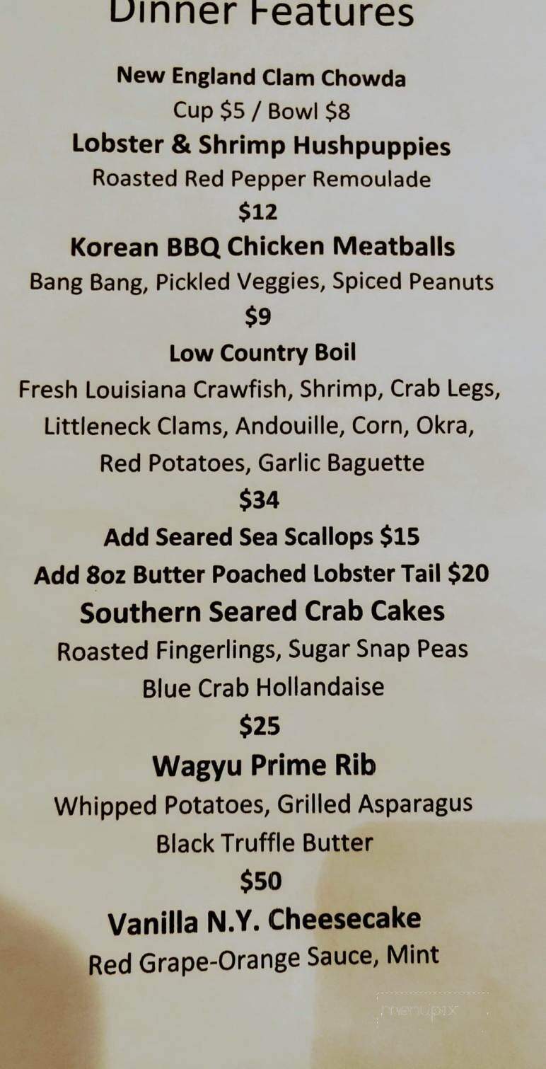 Urban Comforts Eatery - Zanesville, OH menu_pic