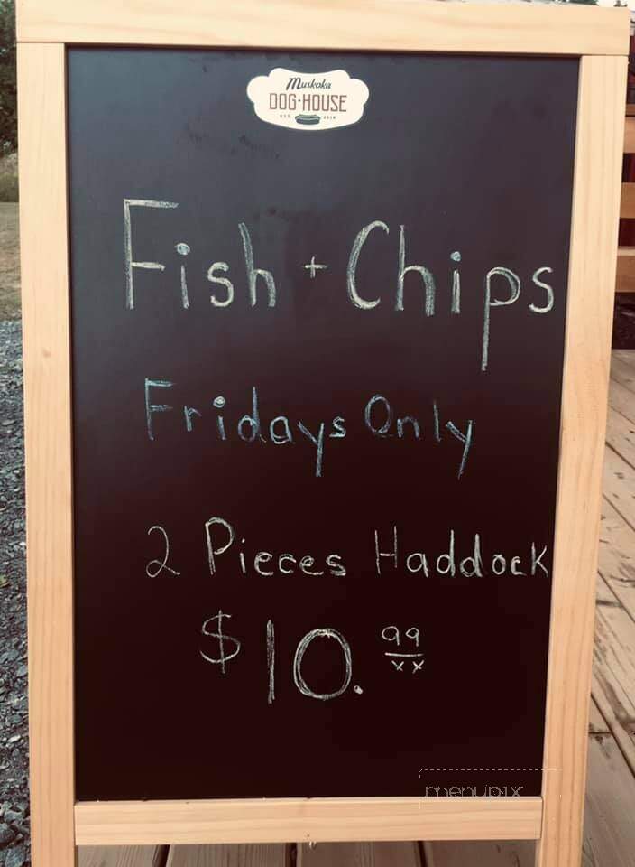 Muskoka Dog House - Huntsville, ON menu_pic