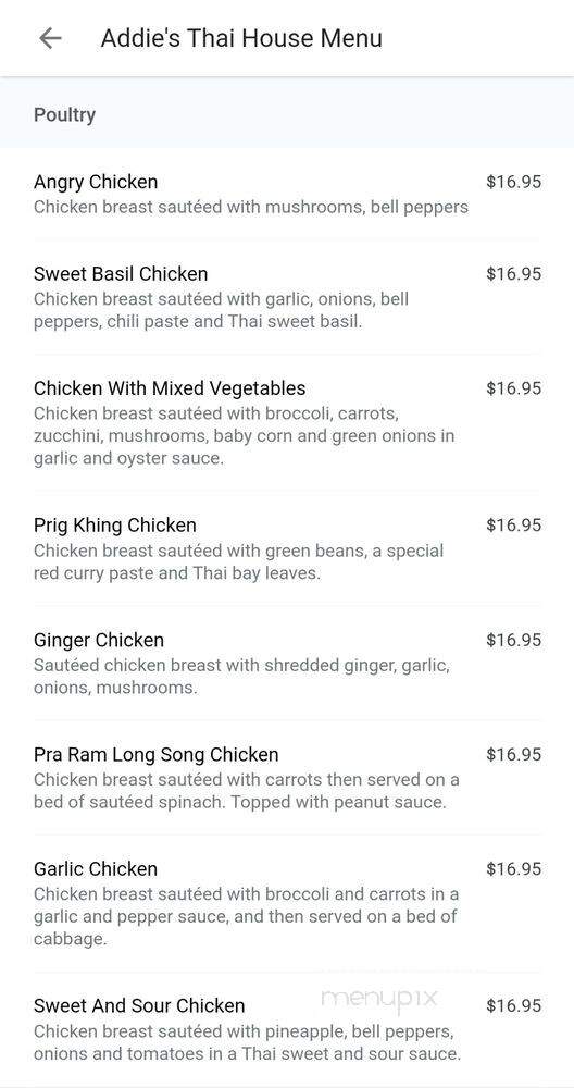 Addie's Thai House - Chesterfield, MO menu_pic