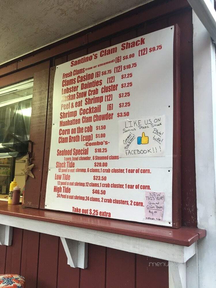 Santino's Pizza Shack - Elma, NY menu_pic