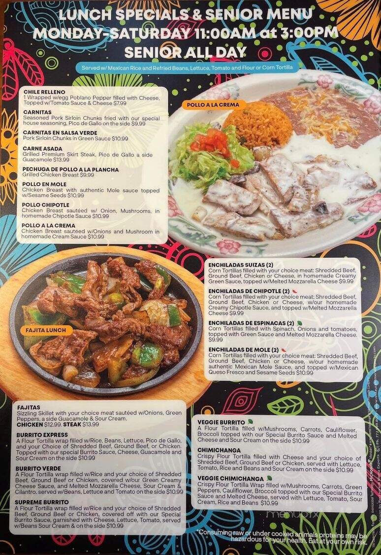 Casa Del Taco - Jensen Beach, FL menu_pic