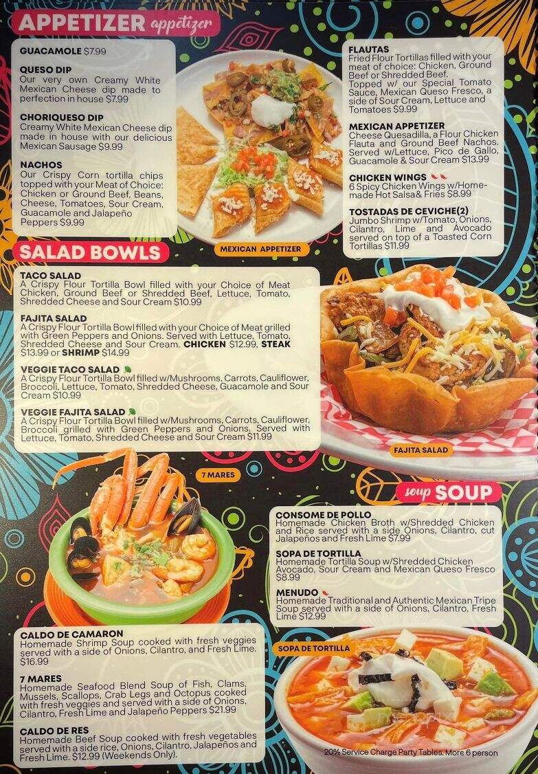 Casa Del Taco - Jensen Beach, FL menu_pic
