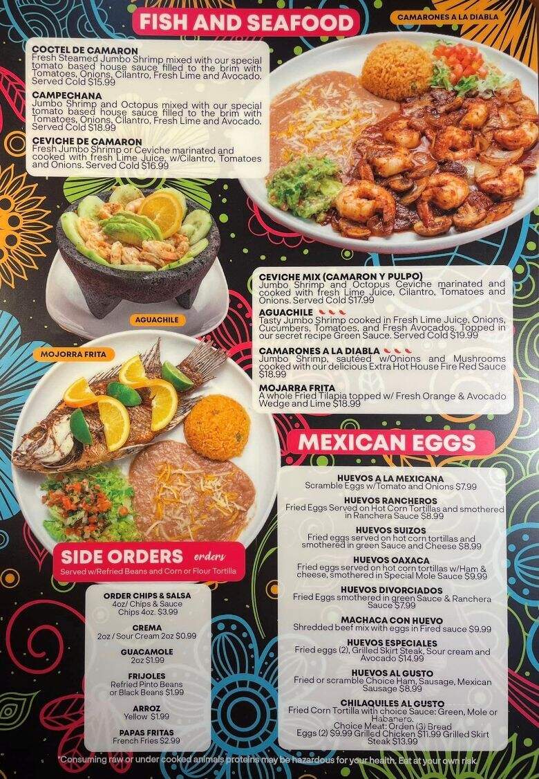 Casa Del Taco - Jensen Beach, FL menu_pic