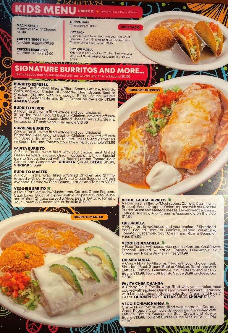 Casa Del Taco - Jensen Beach, FL menu_pic