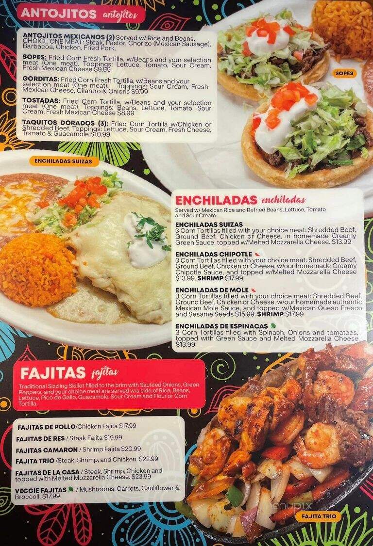Casa Del Taco - Jensen Beach, FL menu_pic