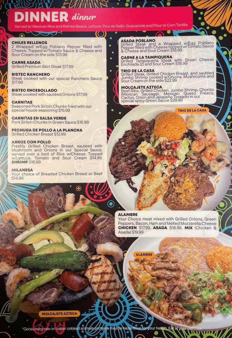Casa Del Taco - Jensen Beach, FL menu_pic