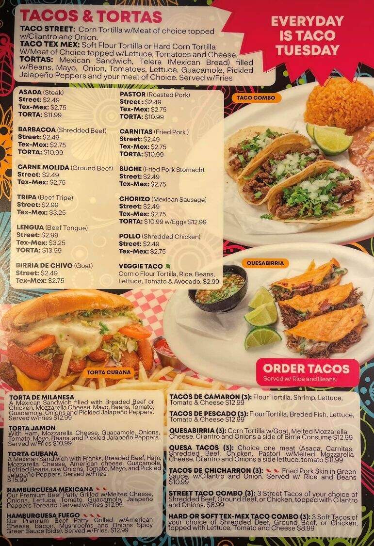 Casa Del Taco - Jensen Beach, FL menu_pic