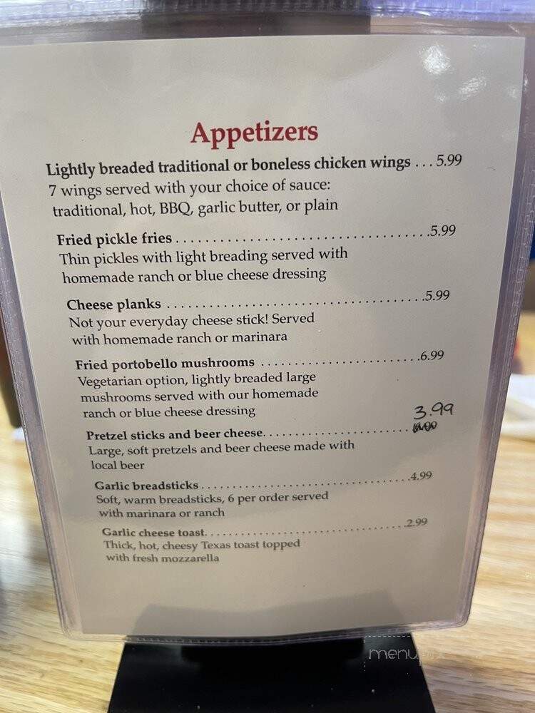 Heritage Pizza Parlour - Barling, AR menu_pic