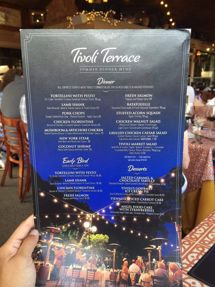 Tivoli Terrace - Laguna Beach, CA menu_pic
