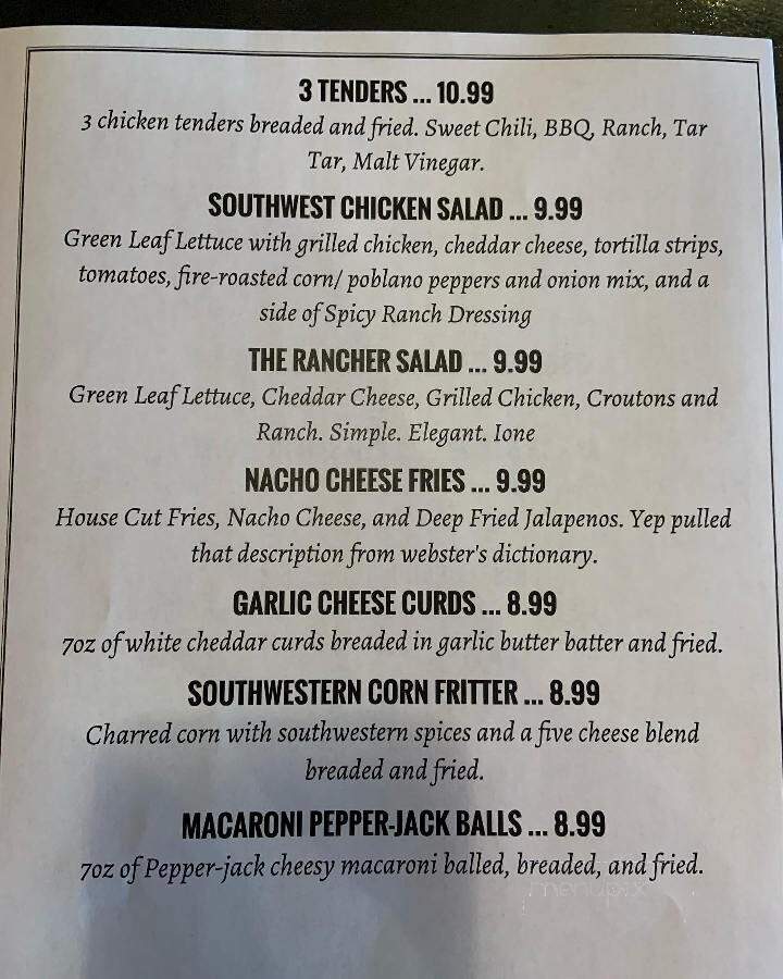 Grumpy Jeff's Public House - Ione, CA menu_pic