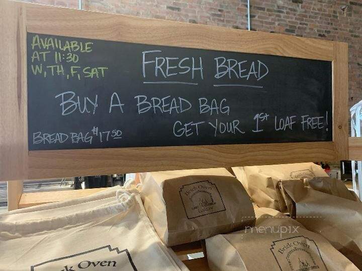 Brick Oven Bakery - Bismarck, ND menu_pic