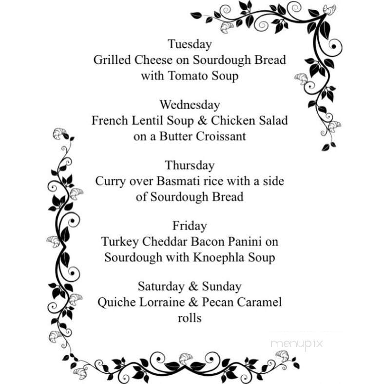 Brick Oven Bakery - Bismarck, ND menu_pic