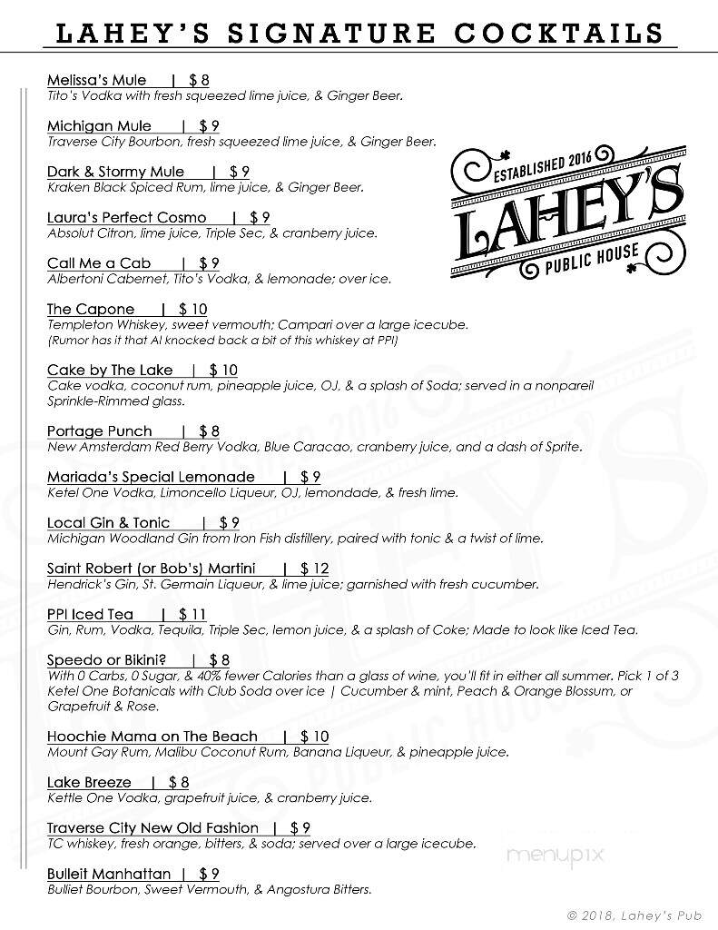 Lahey's Pub - Onekama, MI