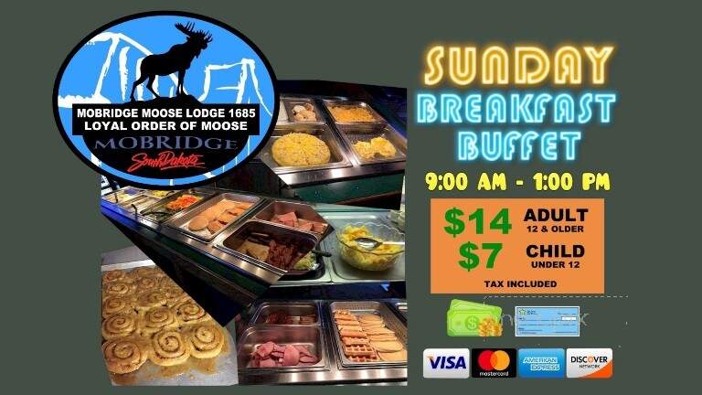 Mobridge Moose Lodge - Mobridge, SD menu_pic