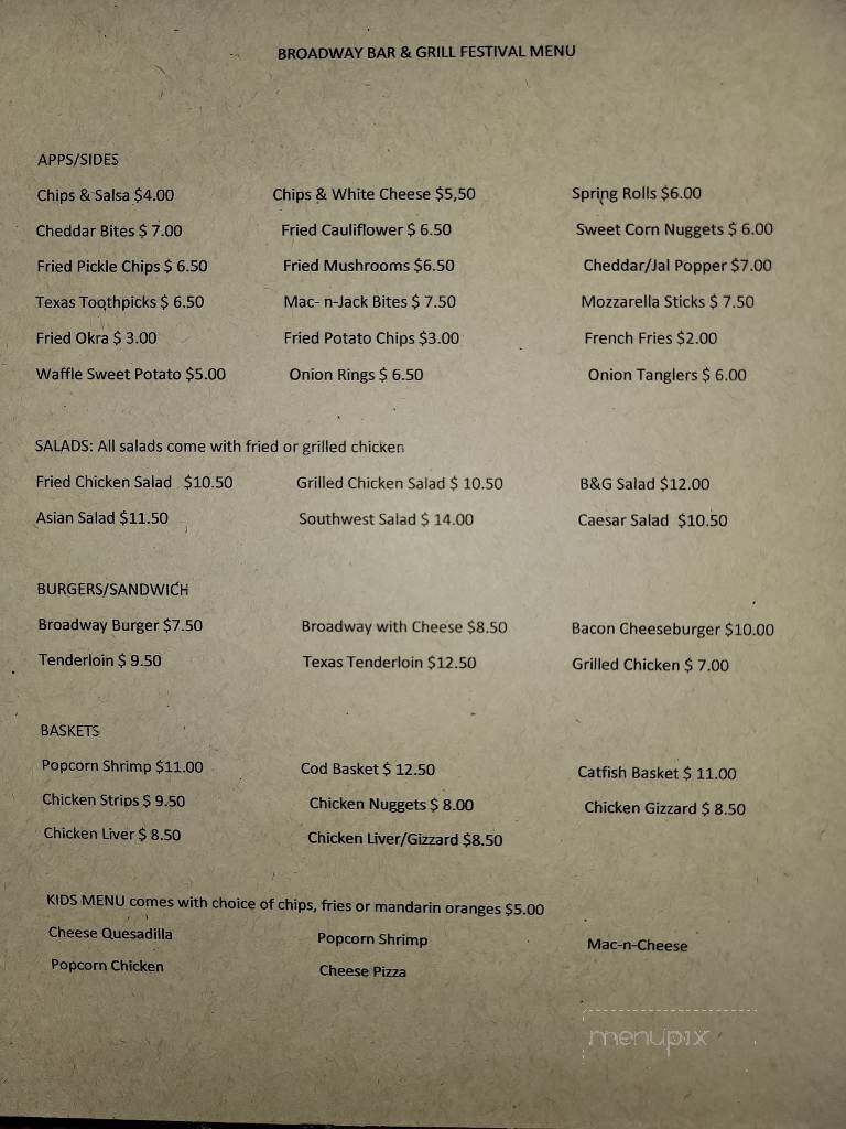 Broadway Bar and Grill - Excelsior Springs, MO