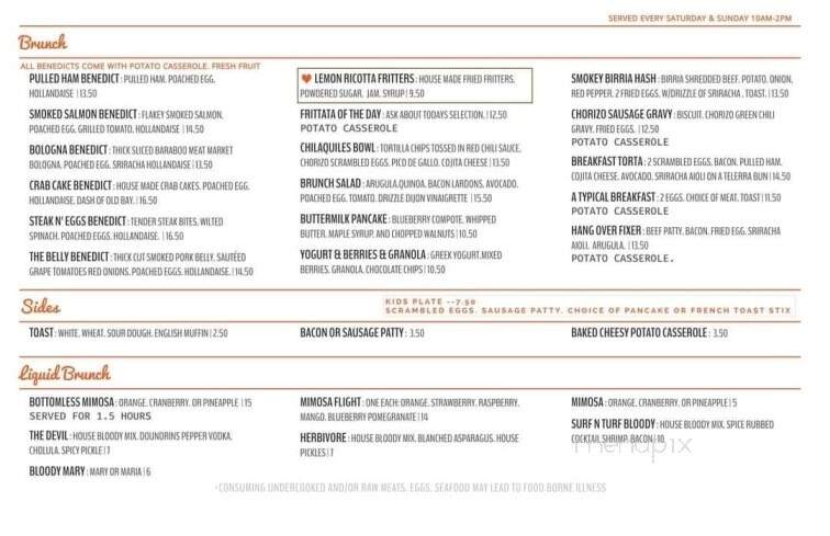 Tumbled Rock Brewery & Kitchen - Baraboo, WI menu_pic
