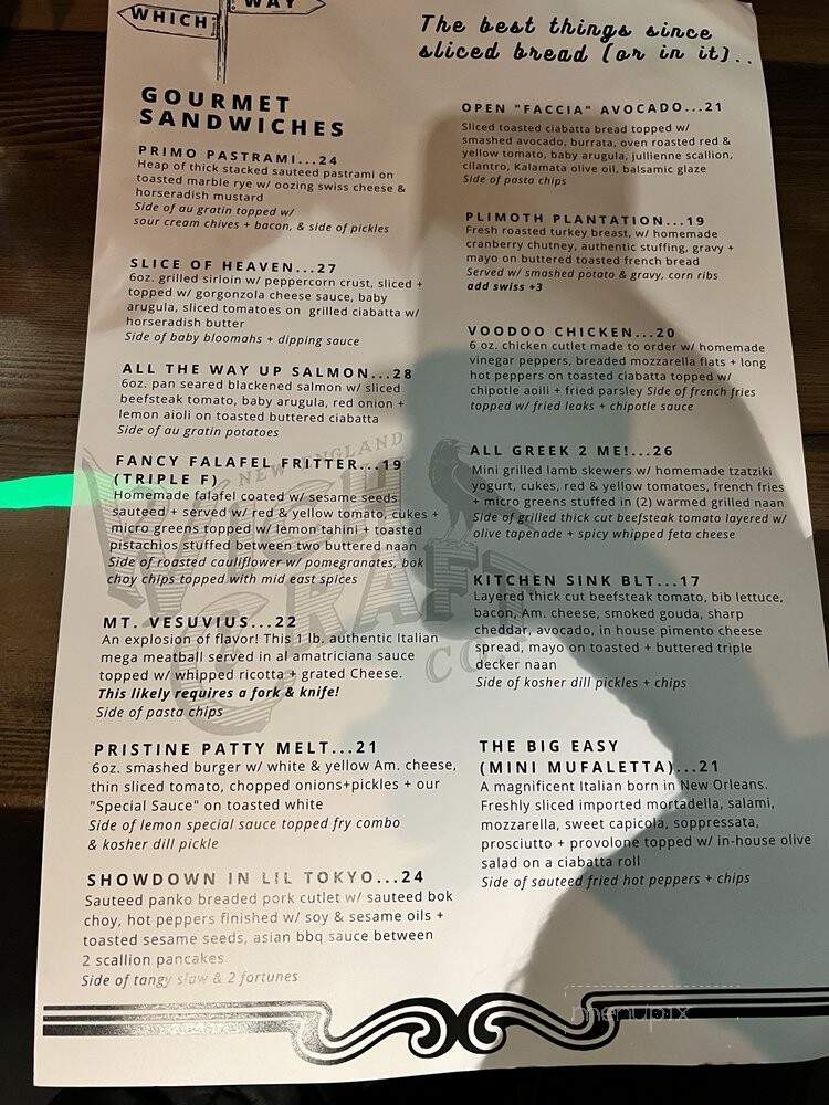 New England Wicked Craft - Boston, MA menu_pic