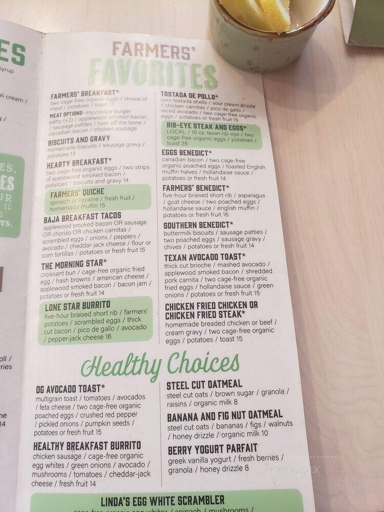 Fairview Farmers - Fairview, TX menu_pic