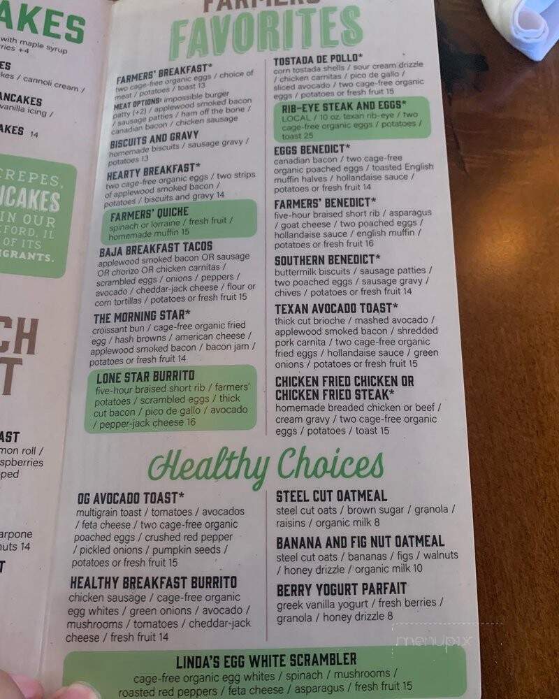 Fairview Farmers - Fairview, TX menu_pic