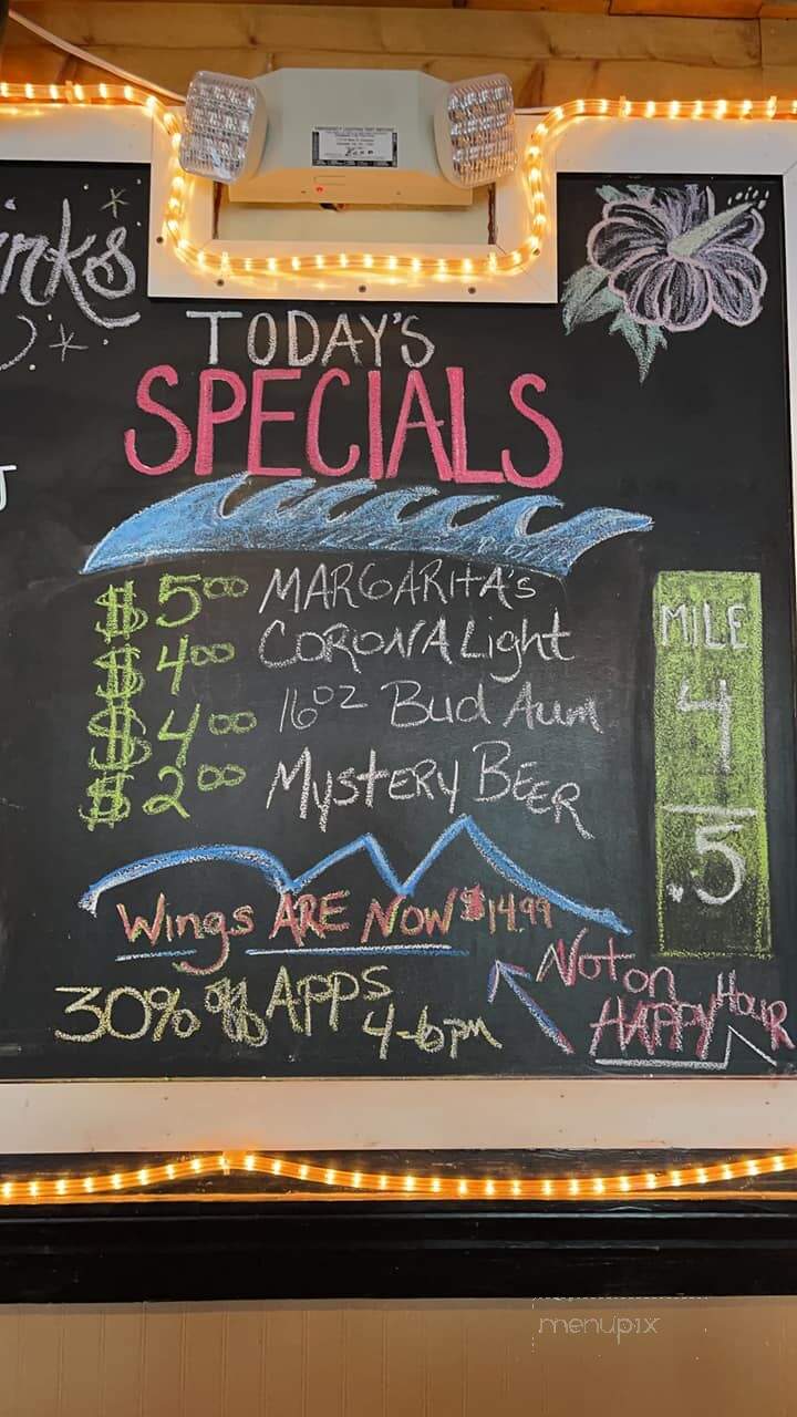 Longboards Island Grill - Kitty Hawk, NC menu_pic