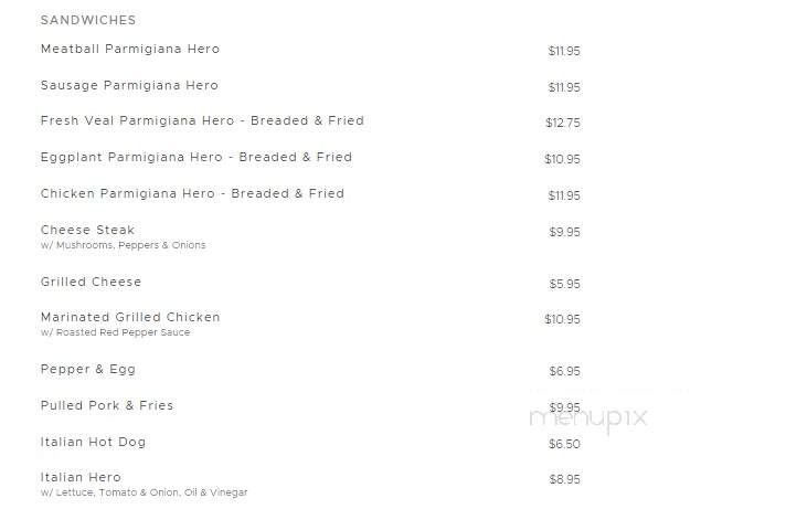 Petrizzo's Restaurant - East Stroudsburg, PA menu_pic