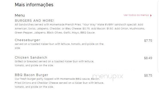 Camp 28 - Rib Lake, WI menu_pic