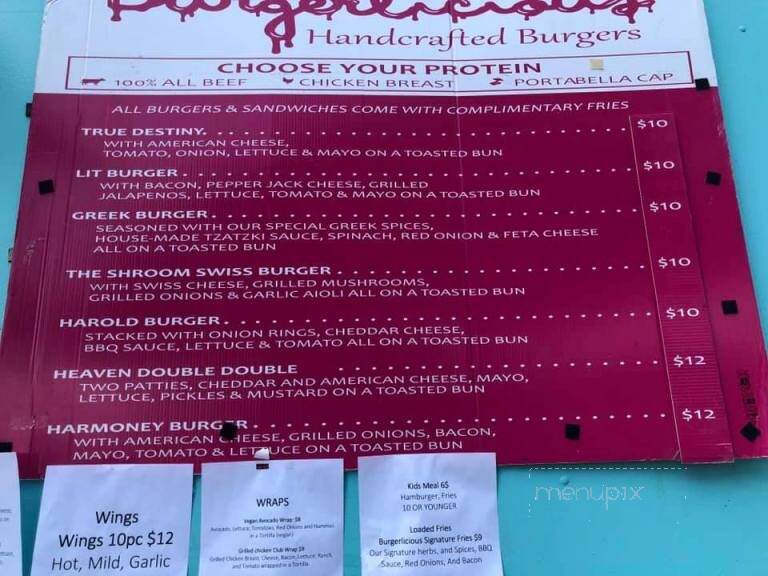 Burgerlicious - Grand Prairie, TX menu_pic
