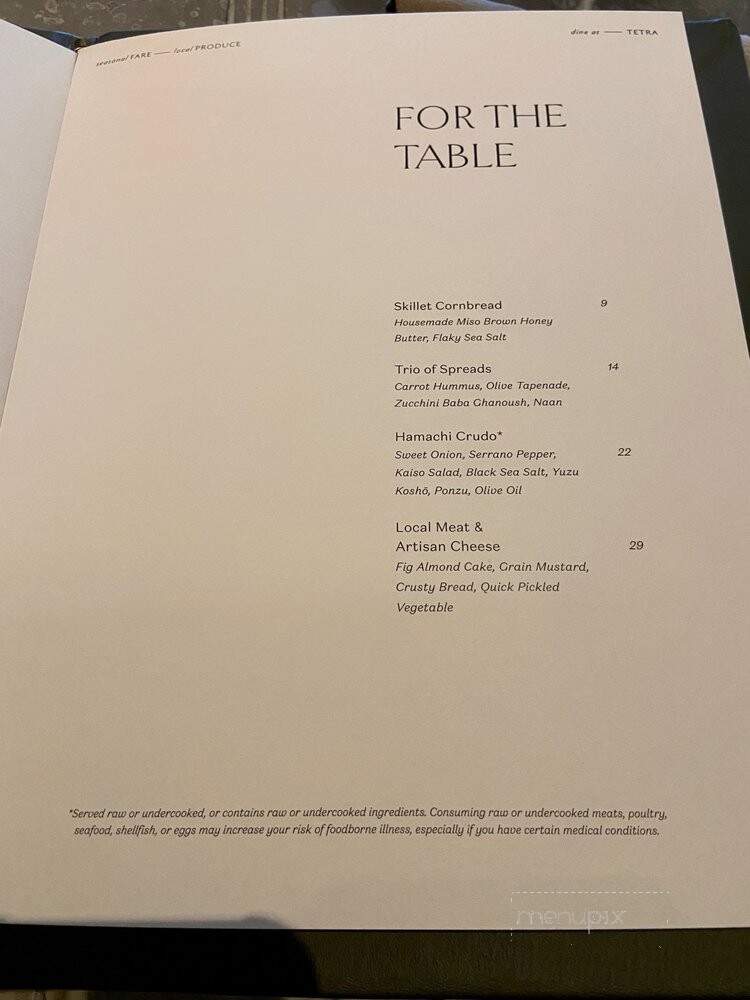 Adrestia - Sunnyvale, CA menu_pic