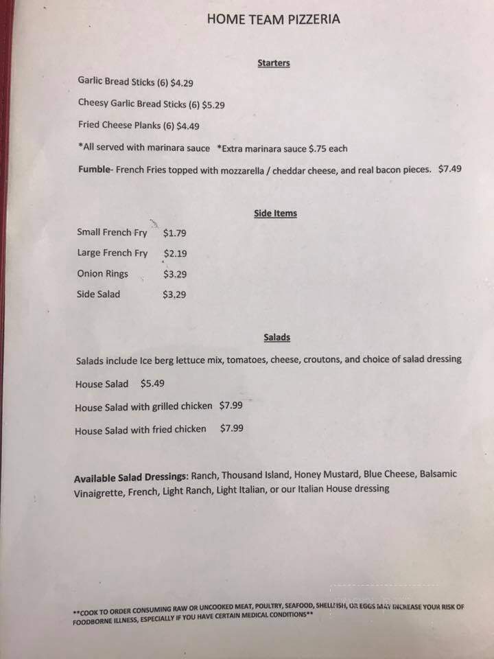 Home Team Pizzeria - Wedowee, AL menu_pic