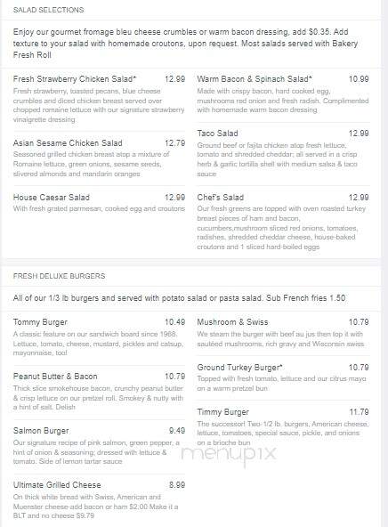 Schloegel's Bay View Restaurant - Menominee, MI menu_pic