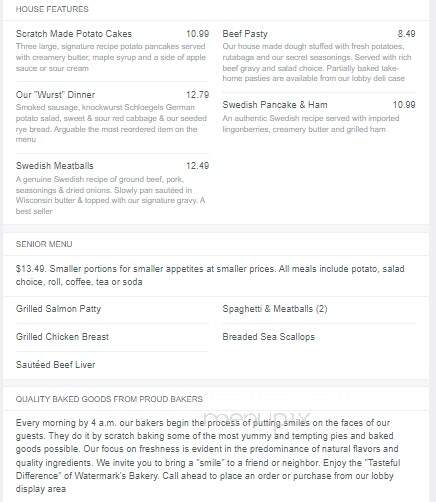 Schloegel's Bay View Restaurant - Menominee, MI menu_pic